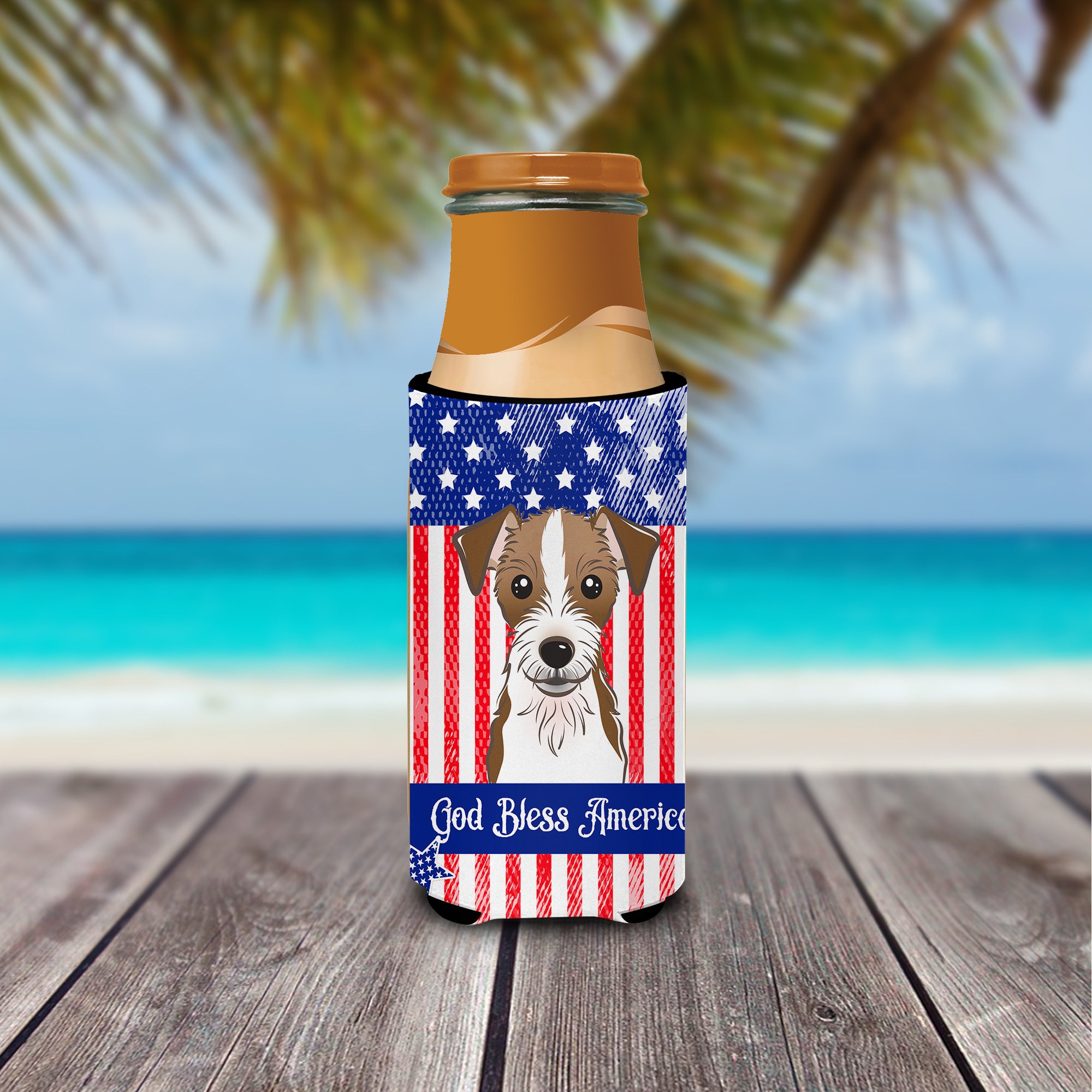 Jack Russell Terrier  Ultra Beverage Insulator for slim cans BB2132MUK  the-store.com.