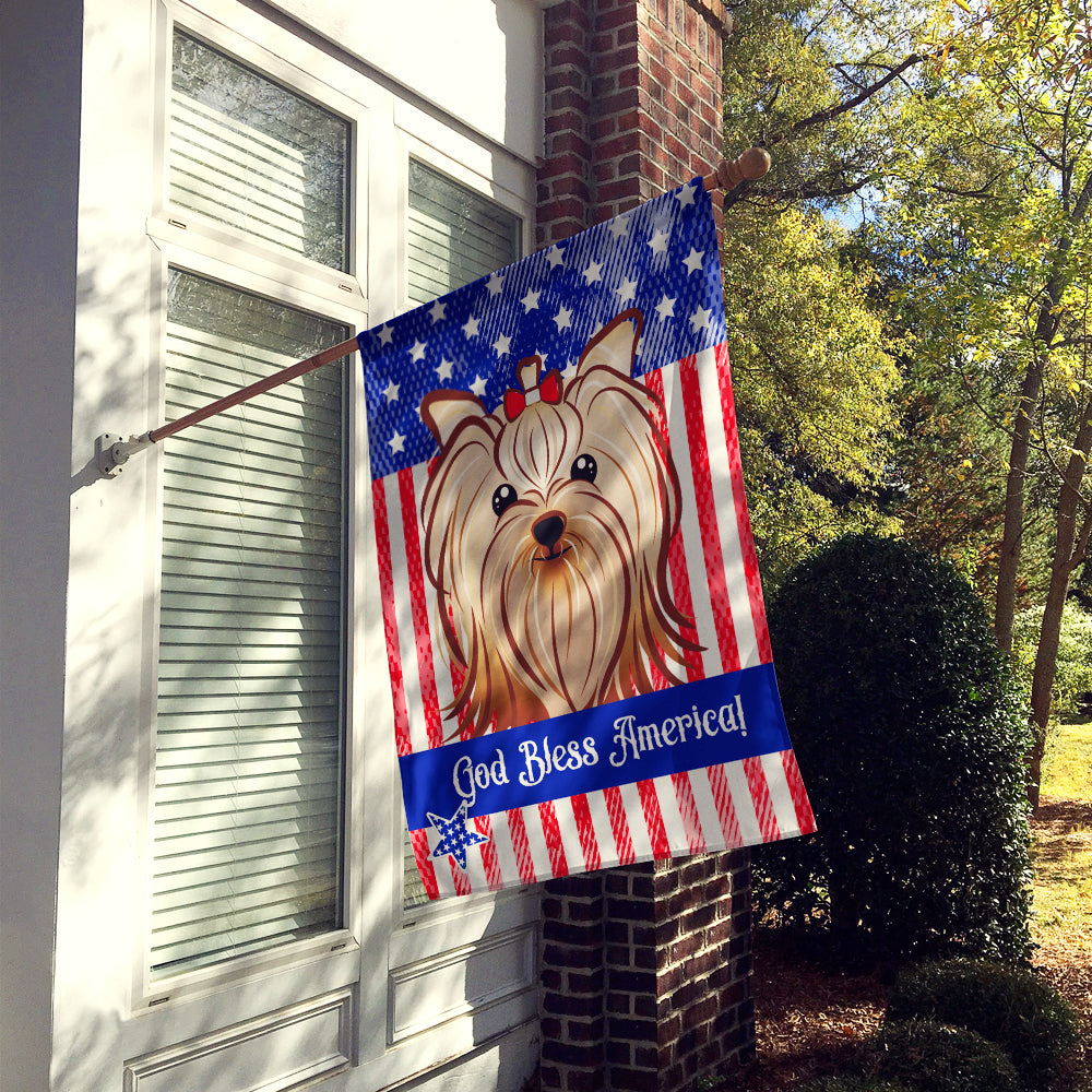 Yorkie Yorkshire Terrier Flag Canvas House Size BB2134CHF  the-store.com.