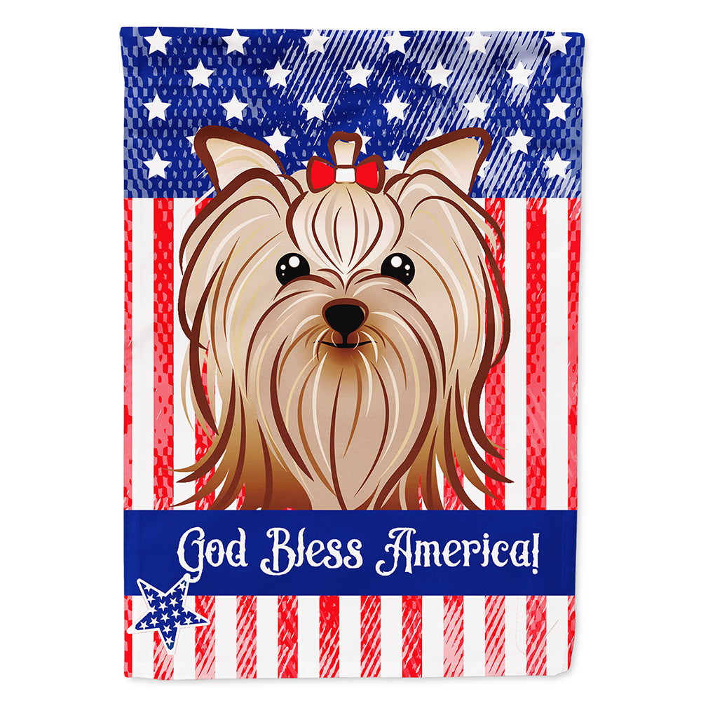 Yorkie Yorkshire Terrier Flag Canvas House Size BB2134CHF