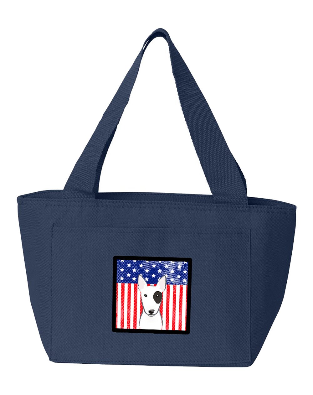 American Flag and Bull Terrier Lunch Bag BB2139NA-8808 by Caroline&#39;s Treasures