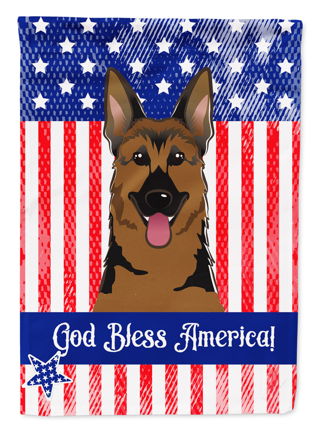 German Shepherd Flag Canvas House Size BB2141CHF  the-store.com.