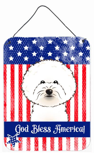 Bichon Frise Wall or Door Hanging Prints BB2147DS1216 by Caroline's Treasures