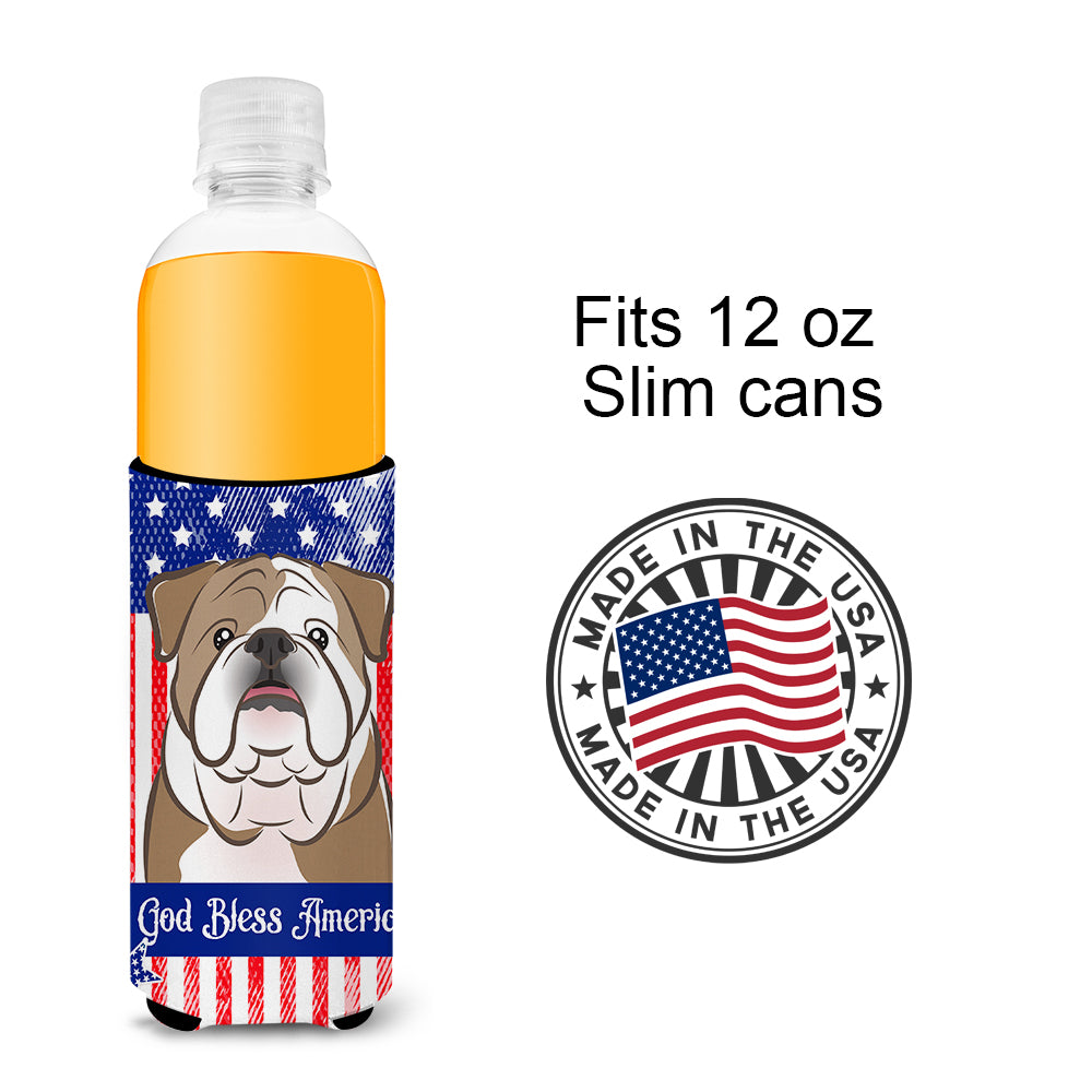 English Bulldog   Ultra Beverage Insulator for slim cans BB2149MUK  the-store.com.