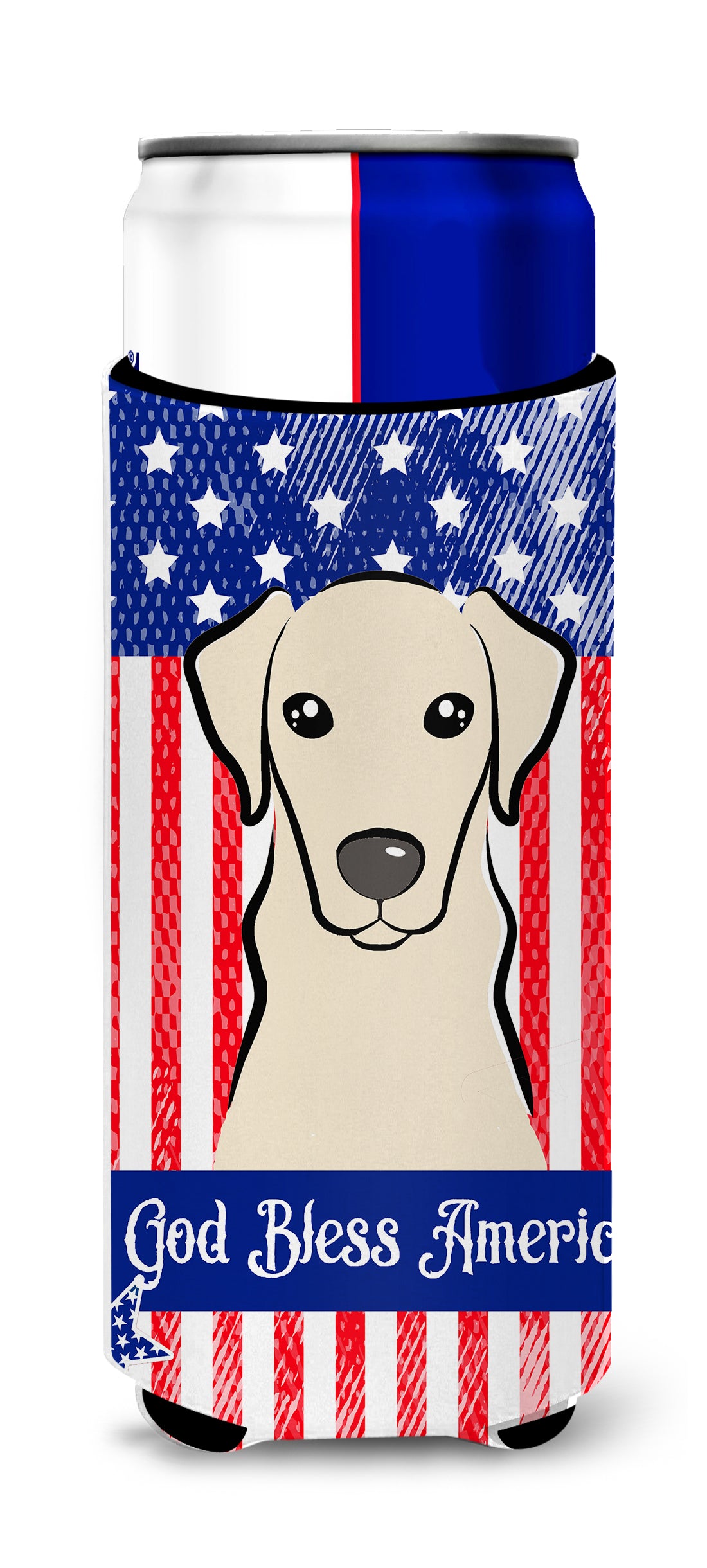 Yellow Labrador  Ultra Beverage Insulator for slim cans BB2152MUK