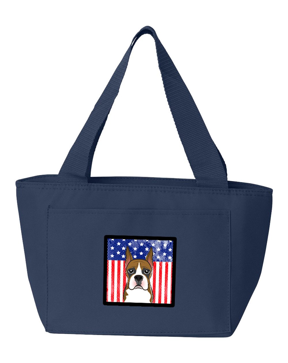 American Flag and Boxer Lunch Bag BB2153NA-8808 by Caroline&#39;s Treasures