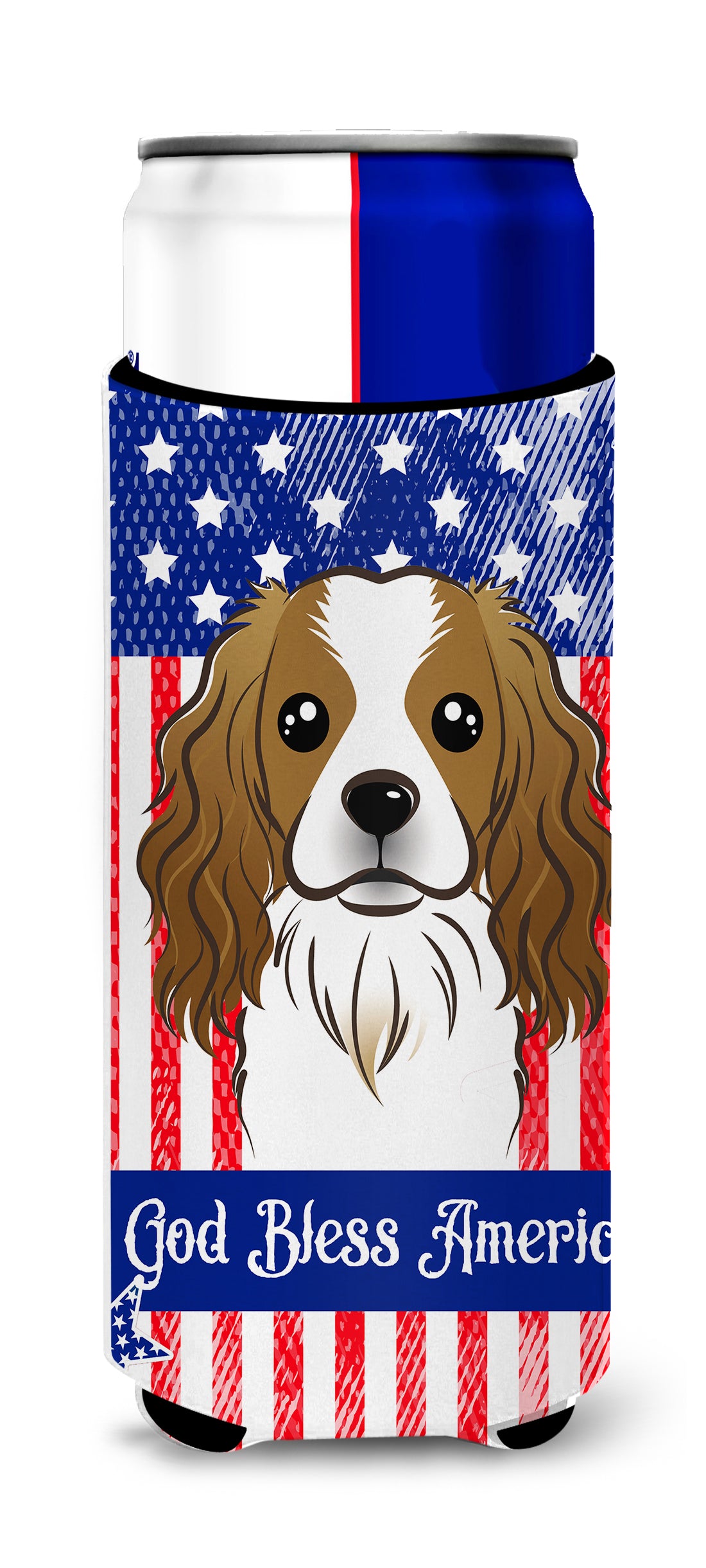 Cavalier Spaniel  Ultra Beverage Insulator for slim cans BB2154MUK  the-store.com.
