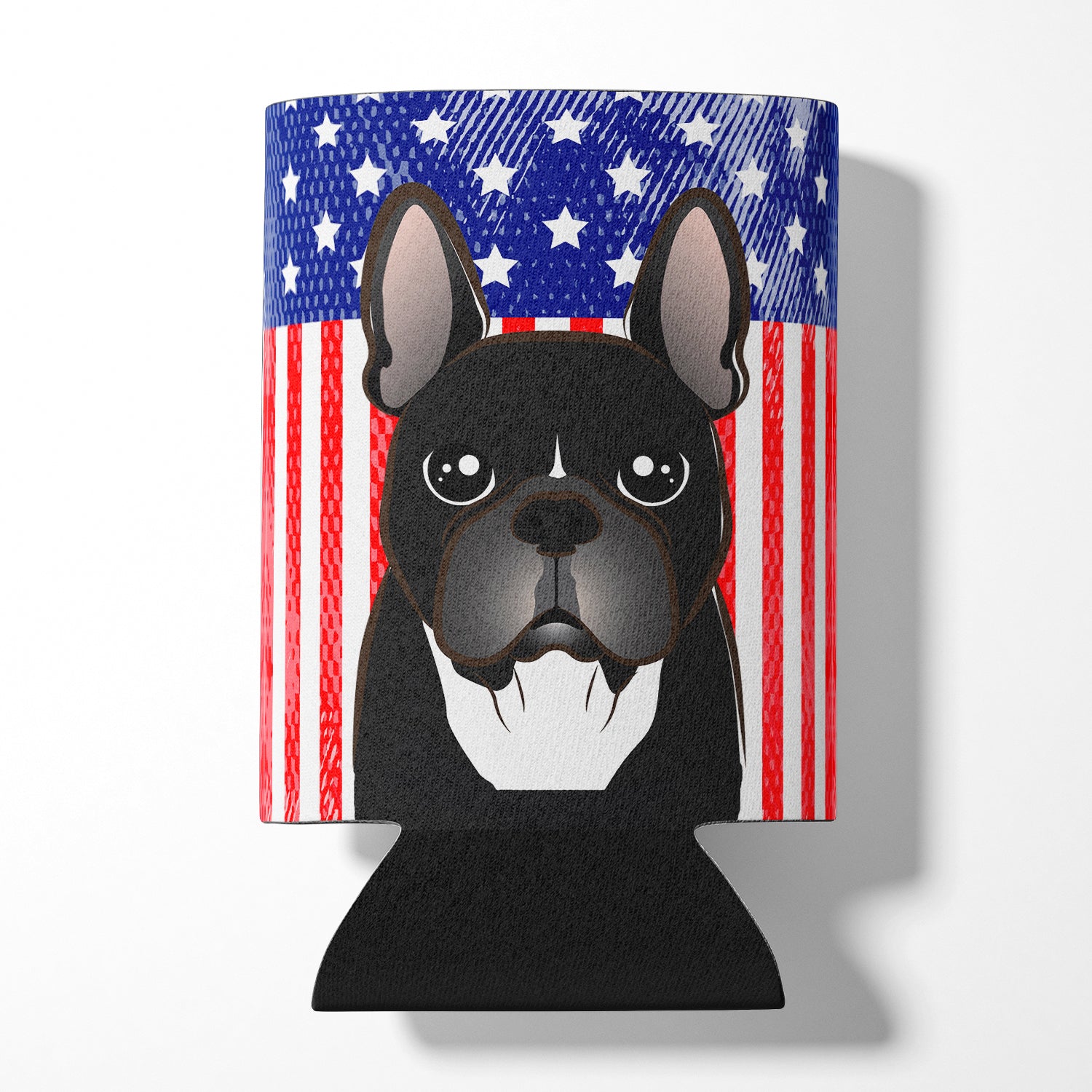 American Flag and French Bulldog Can or Bottle Hugger BB2157CC