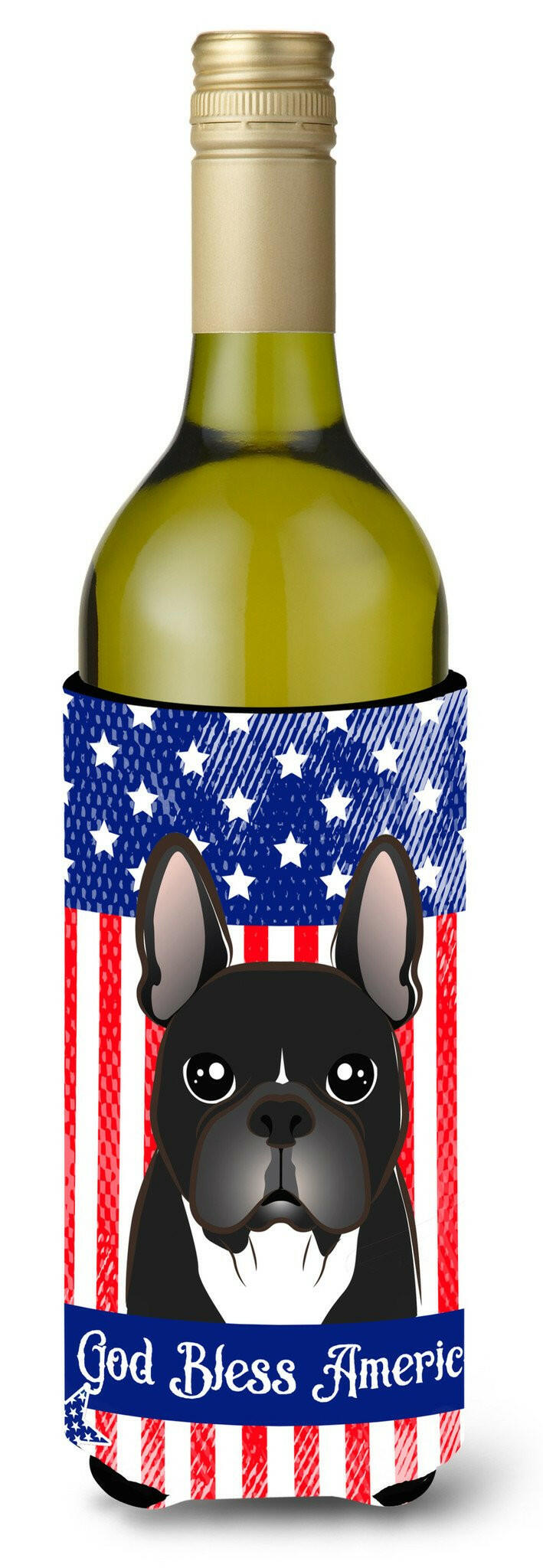 French Bulldog Wine Bottle Beverage Insulator Hugger BB2157LITERK by Caroline&#39;s Treasures
