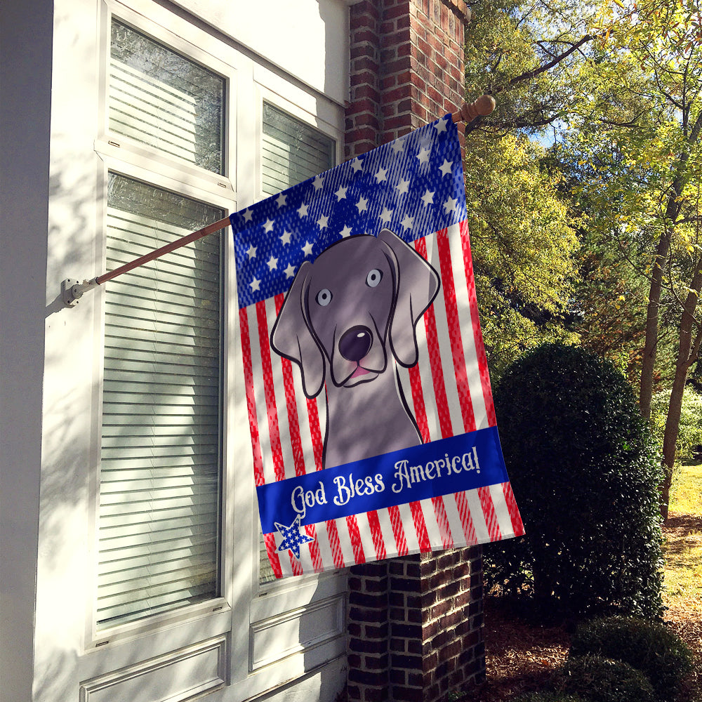 Weimaraner Flag Canvas House Size BB2161CHF  the-store.com.