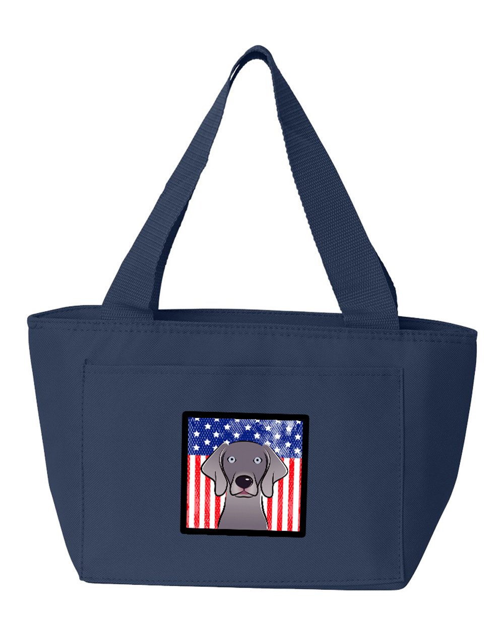 American Flag and Weimaraner Lunch Bag BB2161NA-8808 by Caroline&#39;s Treasures