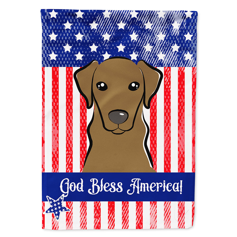 God Bless American Flag with Wirehaired Dachshund Flag Canvas House Size BB2163CHF  the-store.com.