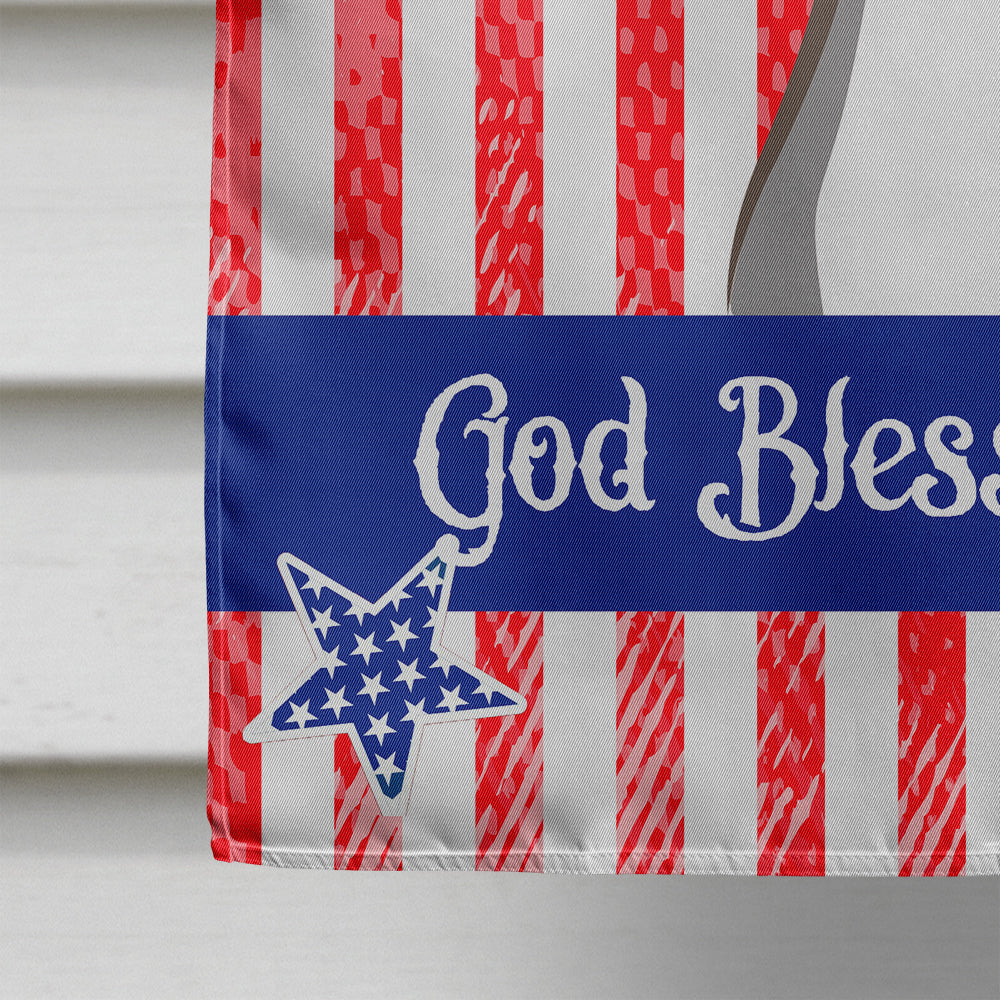 God Bless American Flag with Italian Greyhound Flag Canvas House Size BB2166CHF  the-store.com.
