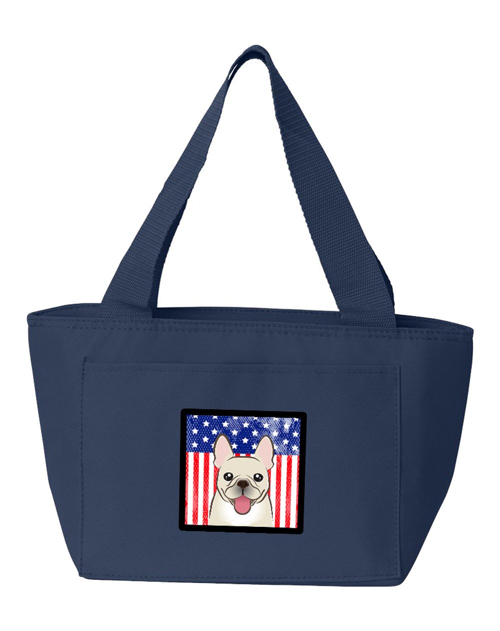 American Flag and French Bulldog Lunch Bag BB2168NA-8808 by Caroline&#39;s Treasures