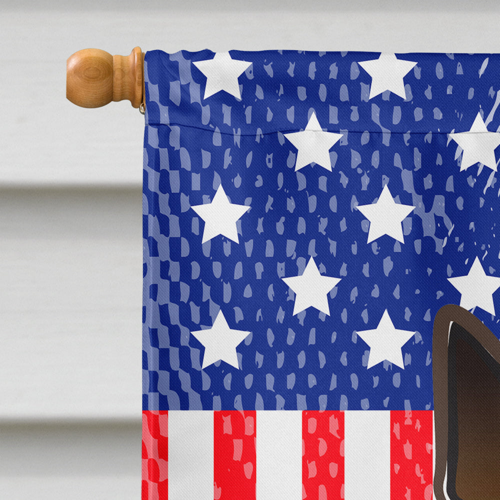 God Bless American Flag with Min Pin Flag Canvas House Size BB2170CHF  the-store.com.