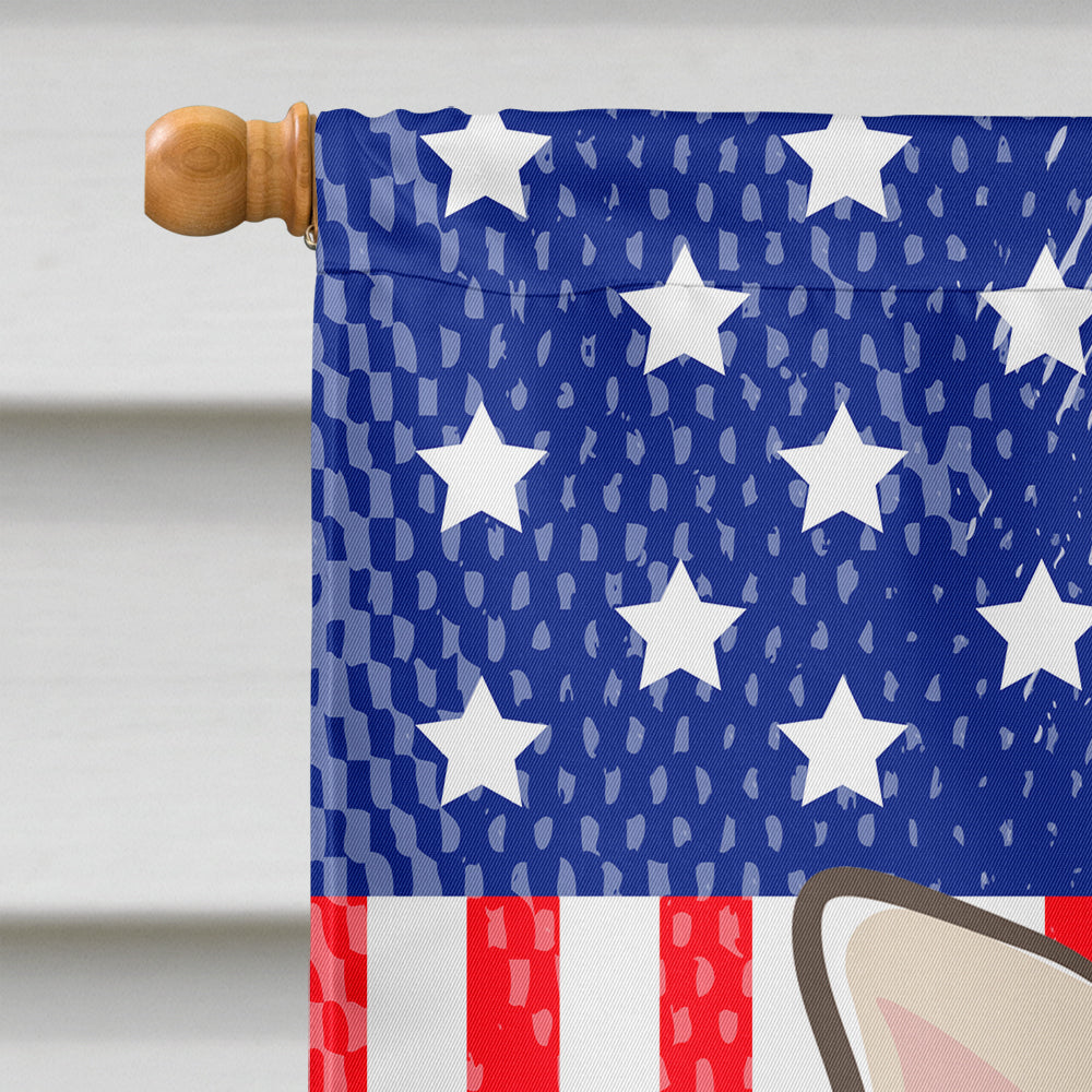 God Bless American Flag with Chihuahua Flag Canvas House Size BB2181CHF