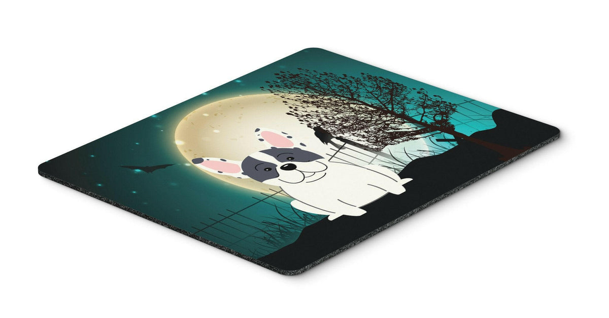 Halloween Scary French Bulldog Piebald Mouse Pad, Hot Pad or Trivet BB2201MP by Caroline&#39;s Treasures