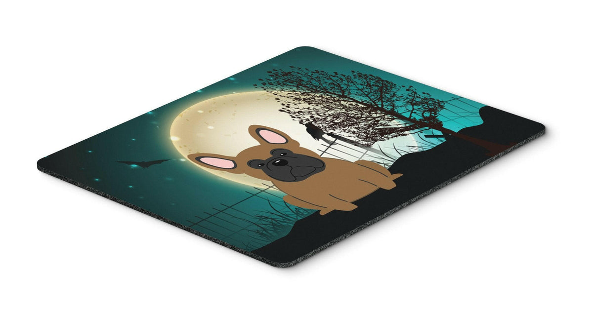 Halloween Scary French Bulldog Brown Mouse Pad, Hot Pad or Trivet BB2203MP by Caroline&#39;s Treasures