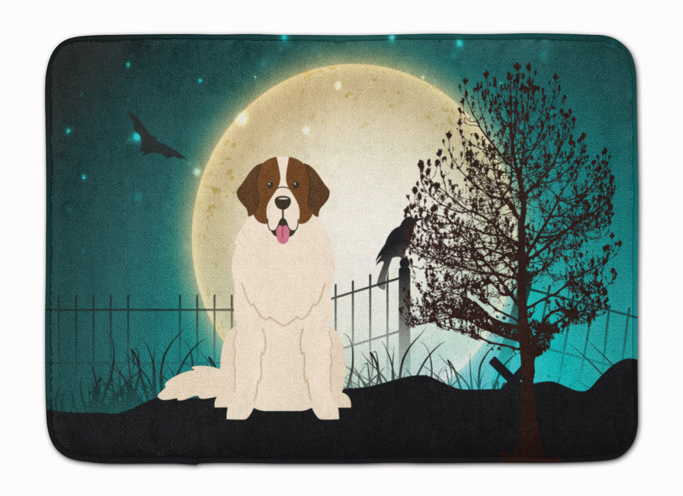 Halloween Scary Moscow Watchdog Machine Washable Memory Foam Mat BB2217RUG - the-store.com