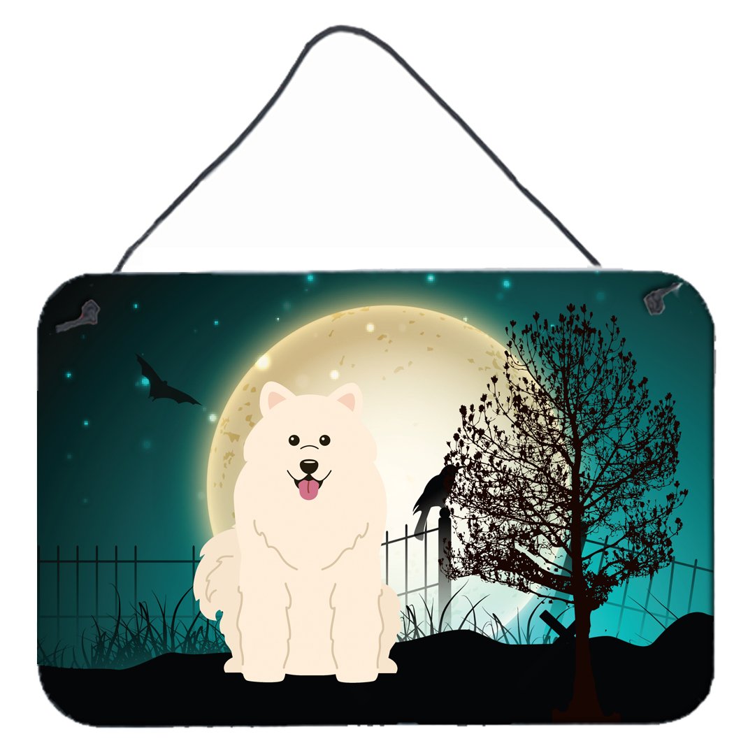 Halloween Scary Samoyed Wall or Door Hanging Prints BB2220DS812 by Caroline&#39;s Treasures