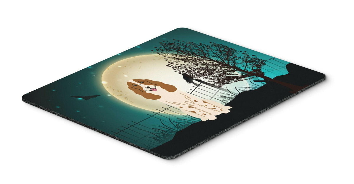 Halloween Scary Russian Spaniel Mouse Pad, Hot Pad or Trivet BB2221MP by Caroline&#39;s Treasures