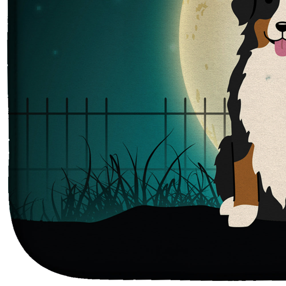 Halloween Scary Bernese Mountain Dog Dish Drying Mat BB2226DDM  the-store.com.