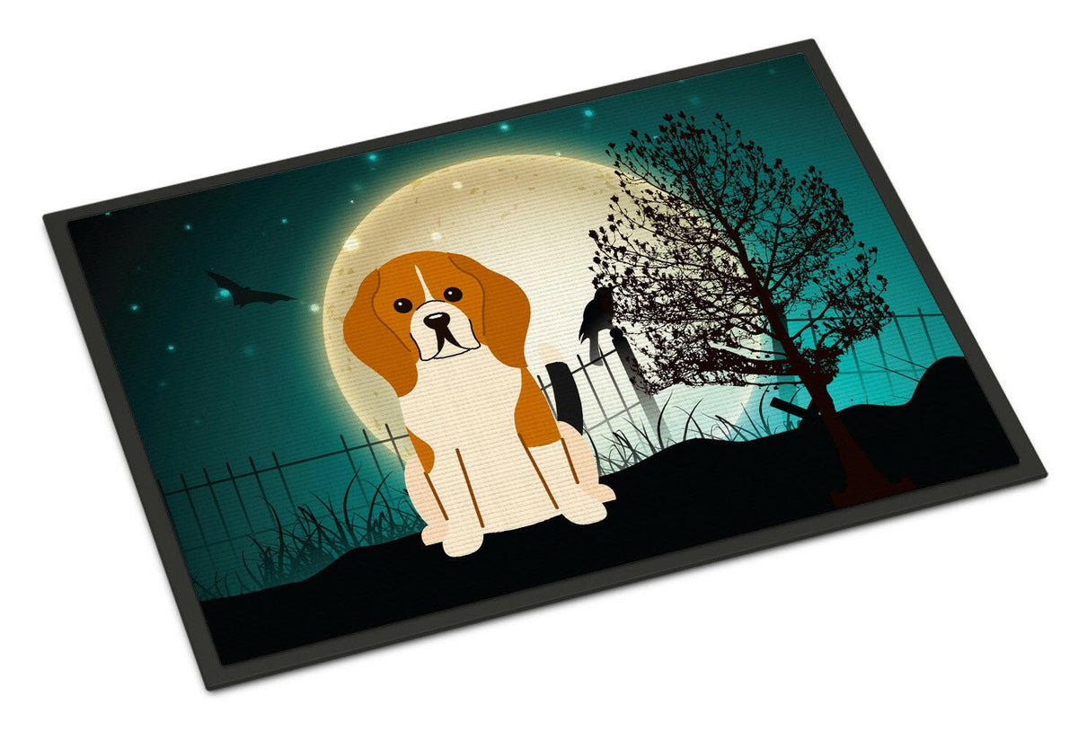 Halloween Scary Beagle Tricolor Indoor or Outdoor Mat 18x27 BB2230MAT - the-store.com