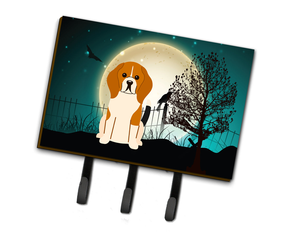 Halloween Scary Beagle Tricolor Leash or Key Holder