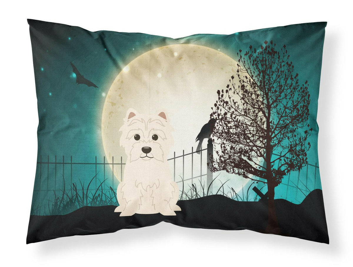Halloween Scary Westie Fabric Standard Pillowcase BB2232PILLOWCASE by Caroline&#39;s Treasures