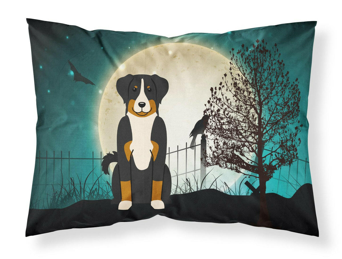 Halloween Scary Appenzeller Sennenhund Fabric Standard Pillowcase BB2233PILLOWCASE by Caroline&#39;s Treasures