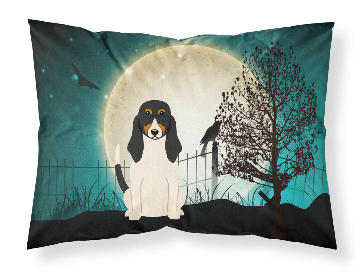 Halloween Scary Swiss Hound Fabric Standard Pillowcase BB2234PILLOWCASE by Caroline&#39;s Treasures