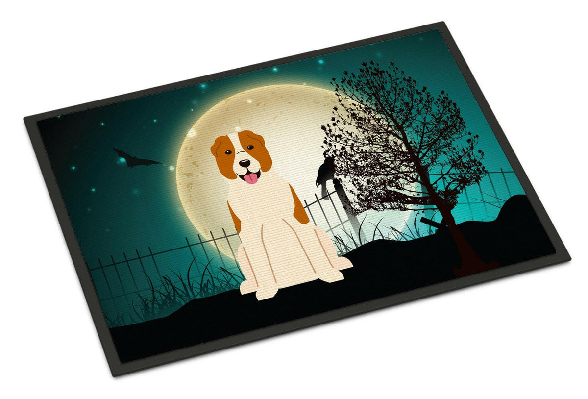 Halloween Scary Central Asian Shepherd Dog Indoor or Outdoor Mat 18x27 BB2239MAT - the-store.com