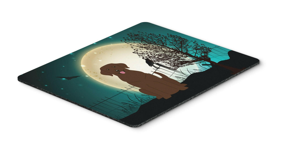 Halloween Scary Chocolate Labrador Mouse Pad, Hot Pad or Trivet BB2246MP by Caroline&#39;s Treasures