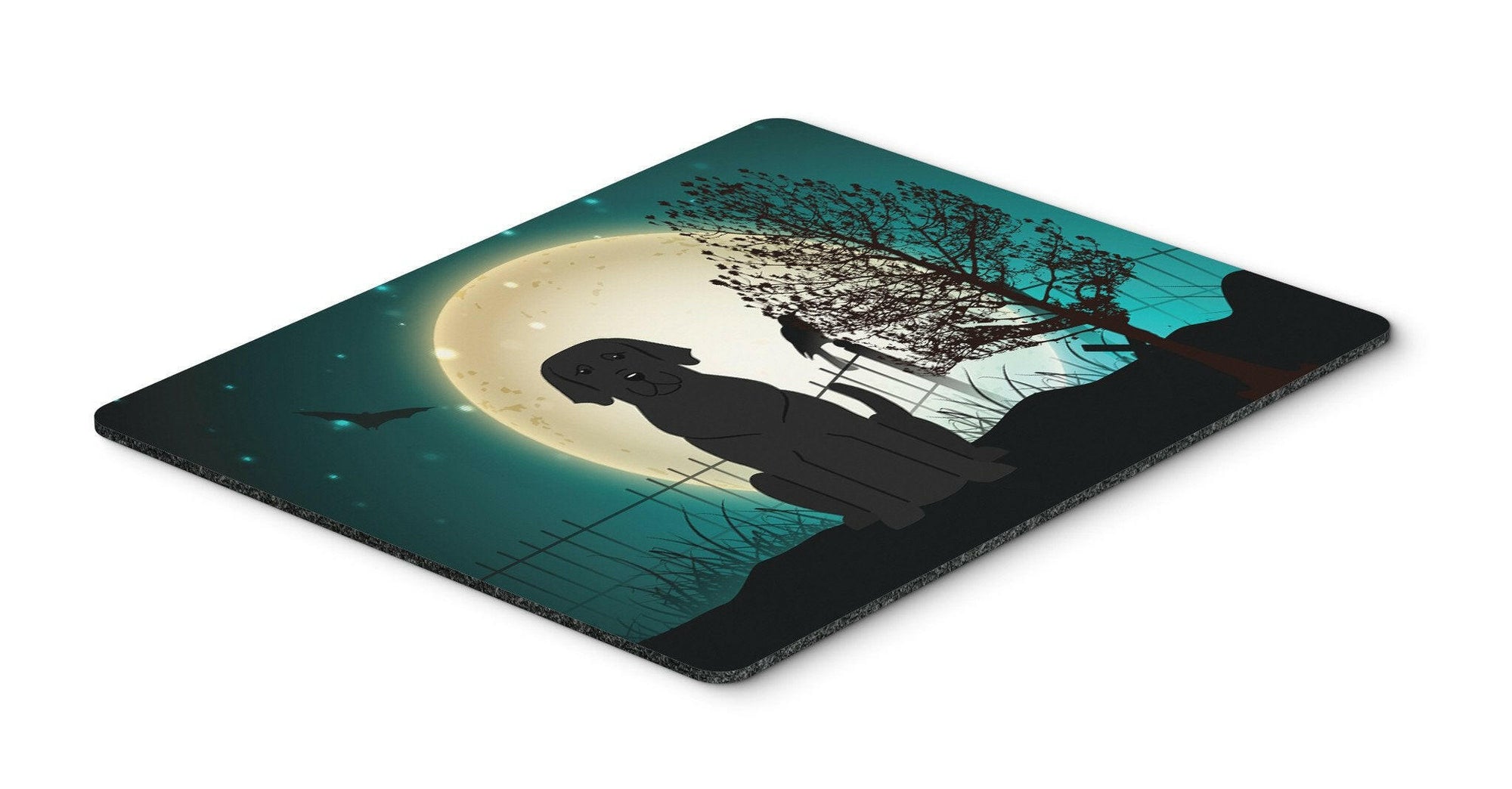Halloween Scary Black Labrador Mouse Pad, Hot Pad or Trivet BB2247MP by Caroline's Treasures