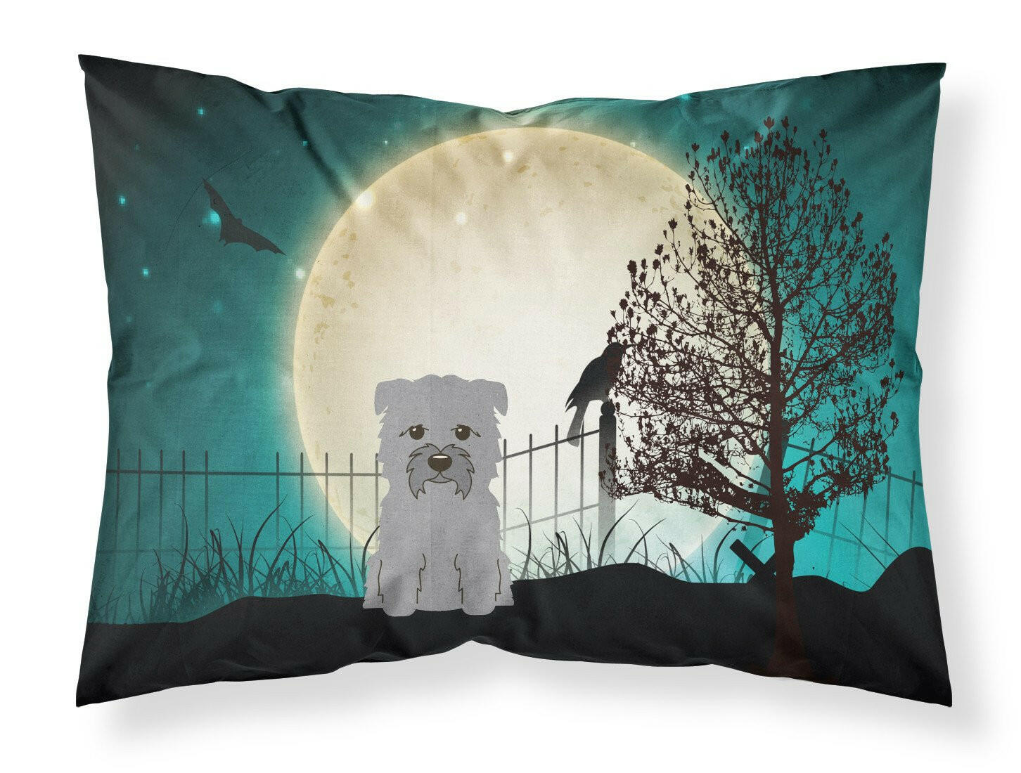 Halloween Scary Glen of Imal Grey Fabric Standard Pillowcase BB2249PILLOWCASE by Caroline's Treasures