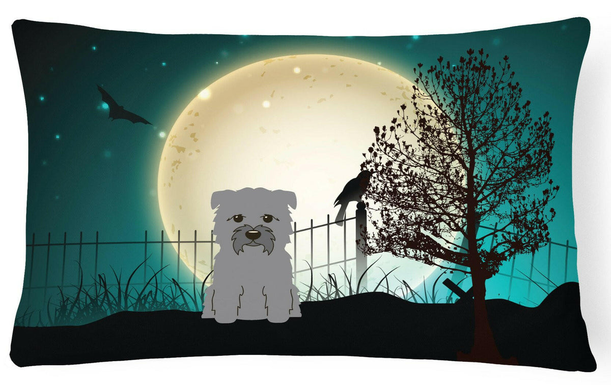 Halloween Scary Glen of Imal Grey Canvas Fabric Decorative Pillow BB2249PW1216 by Caroline&#39;s Treasures