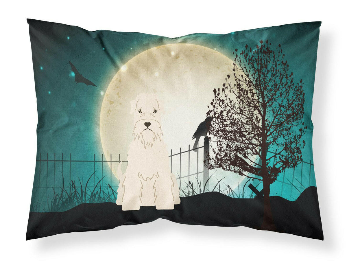 Halloween Scary Soft Coated Wheaten Terrier Fabric Standard Pillowcase BB2251PILLOWCASE by Caroline&#39;s Treasures