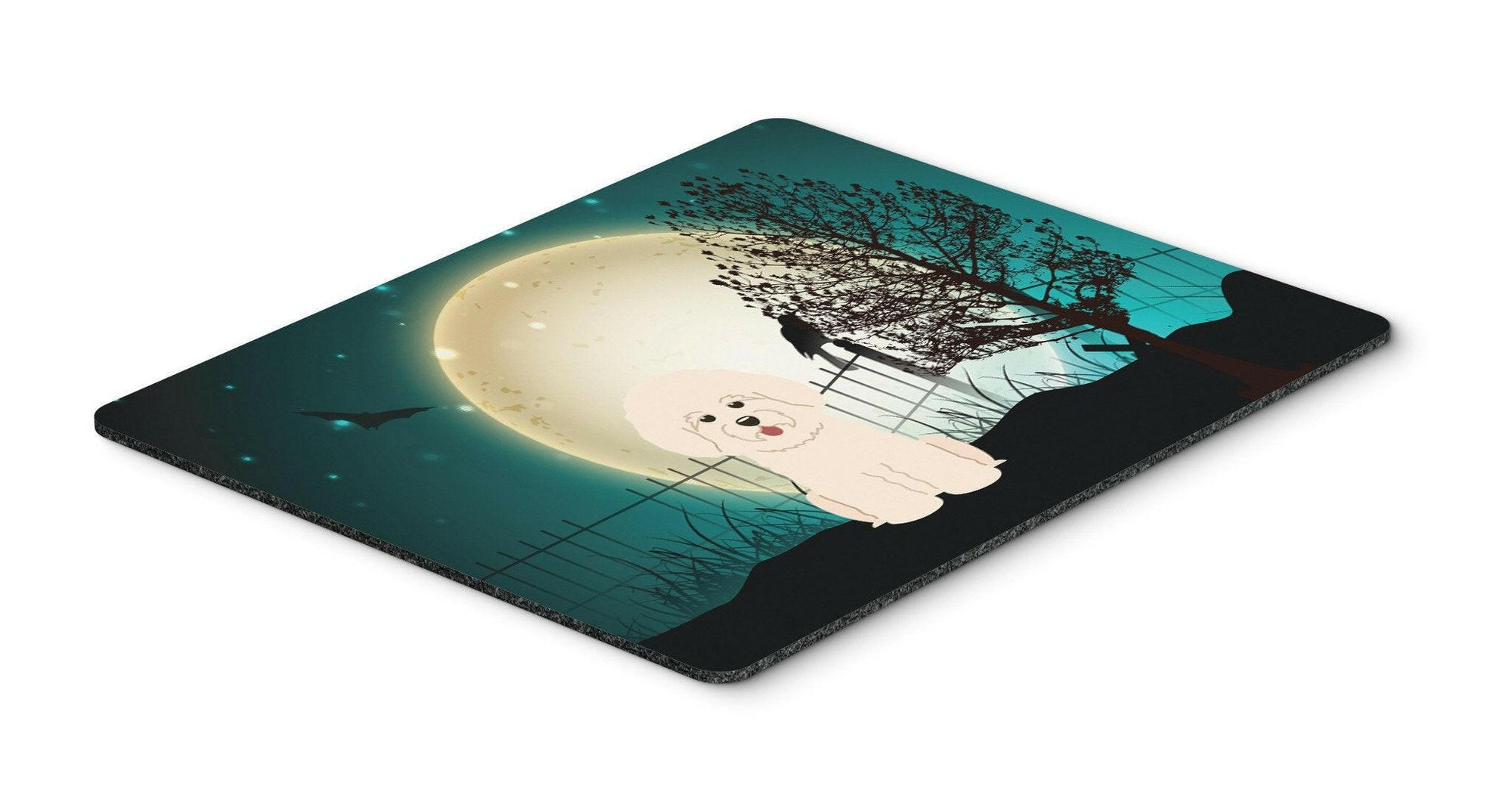 Halloween Scary Bichon Frise Mouse Pad, Hot Pad or Trivet BB2265MP by Caroline's Treasures