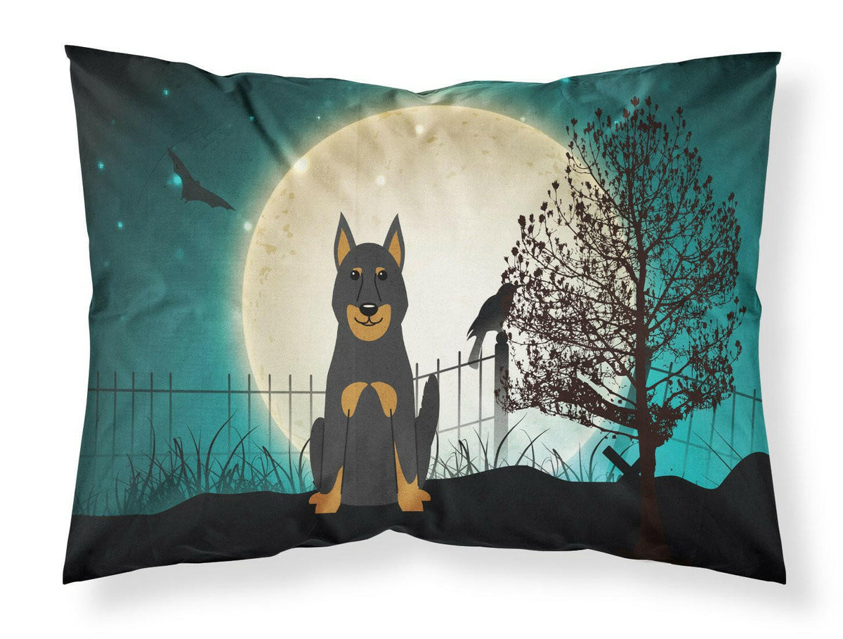 Halloween Scary Beauce Shepherd Dog Fabric Standard Pillowcase BB2270PILLOWCASE by Caroline&#39;s Treasures