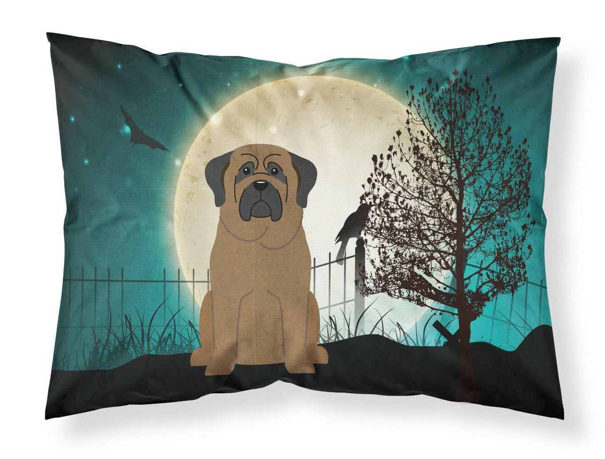 Halloween Scary Bullmastiff Fabric Standard Pillowcase BB2274PILLOWCASE by Caroline&#39;s Treasures