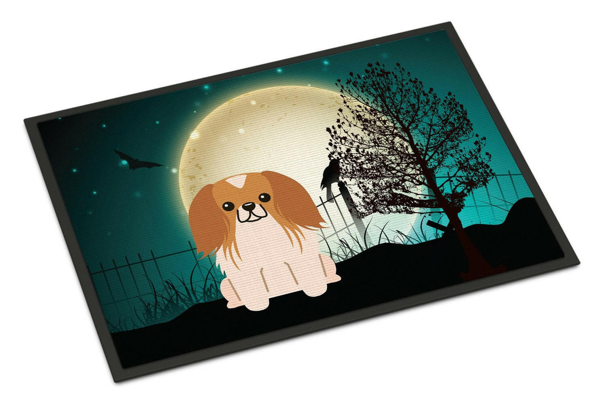 Halloween Scary Pekingnese Red White Indoor or Outdoor Mat 18x27 BB2293MAT - the-store.com