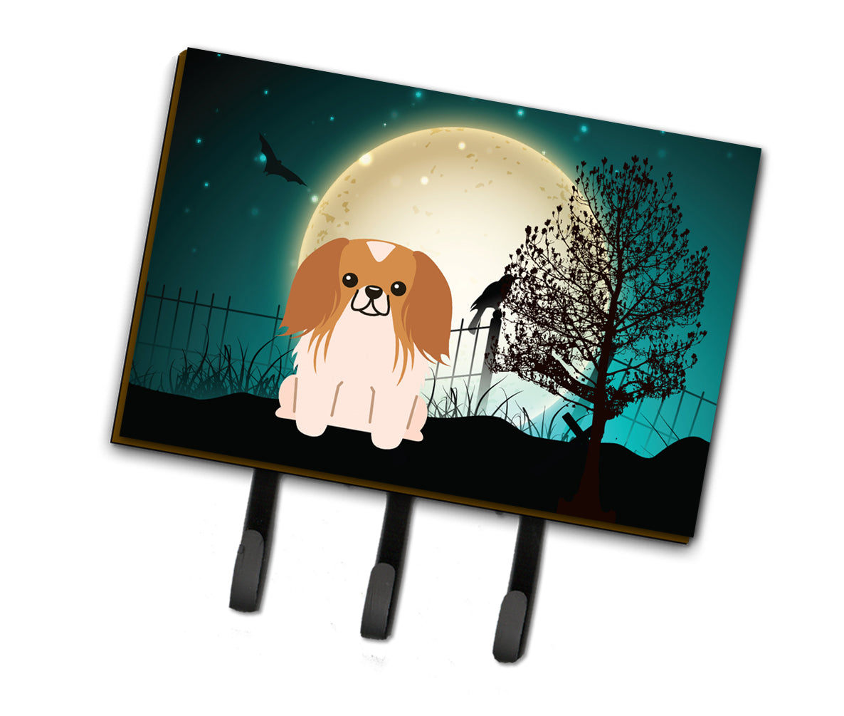 Halloween Scary Pekingnese Red White Leash or Key Holder BB2293TH68  the-store.com.