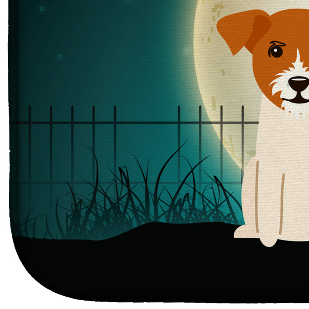 Halloween Scary Jack Russell Terrier Dish Drying Mat BB2298DDM  the-store.com.