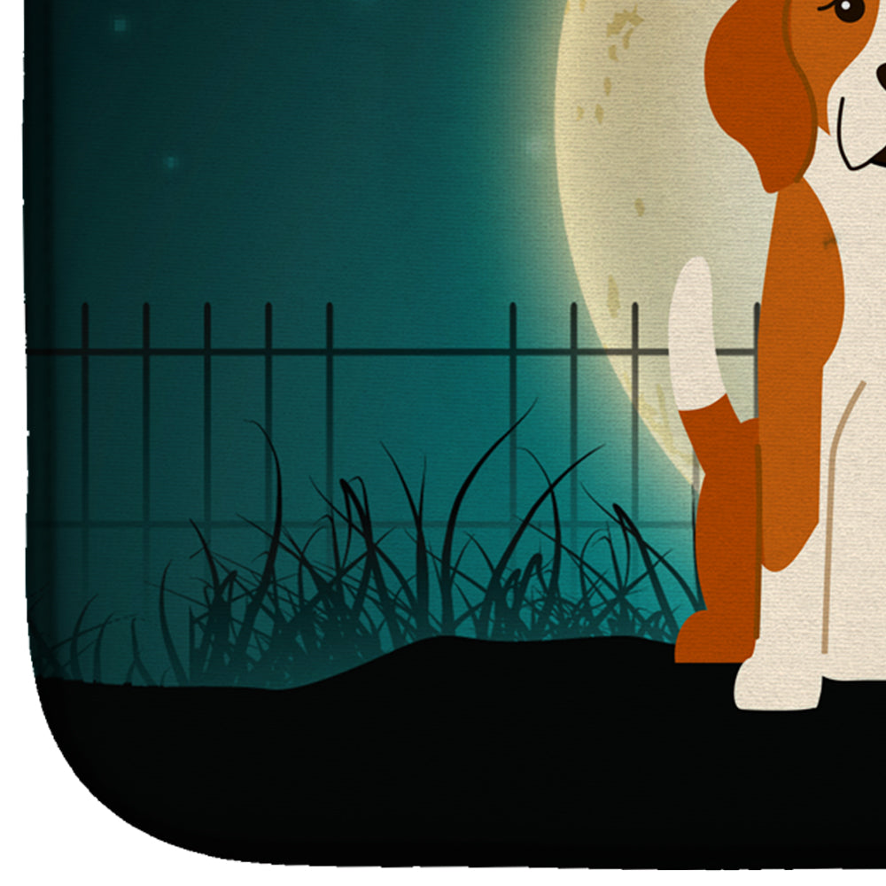 Halloween Scary English Foxhound Dish Drying Mat BB2300DDM  the-store.com.