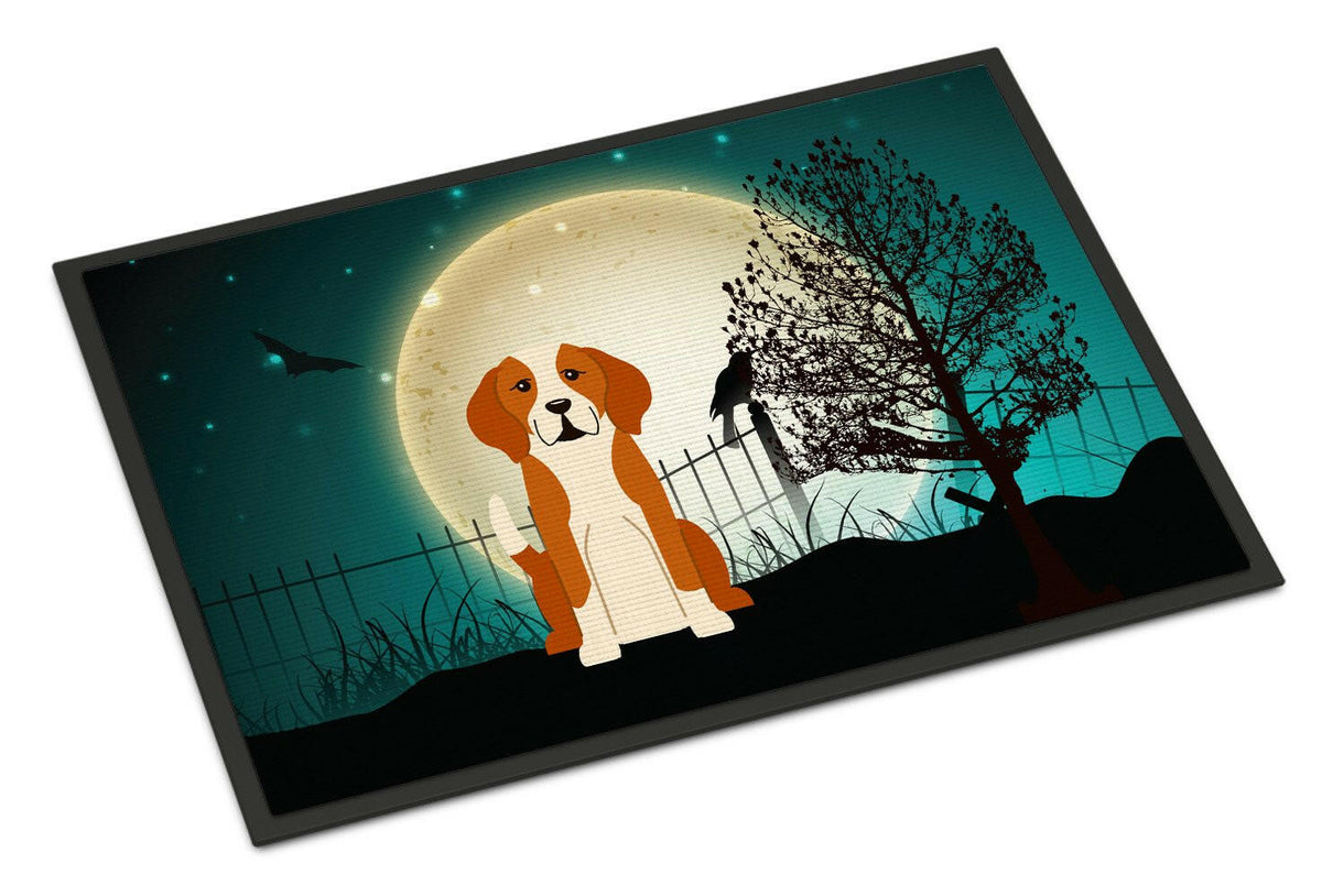 Halloween Scary English Foxhound Indoor or Outdoor Mat 18x27 BB2300MAT - the-store.com