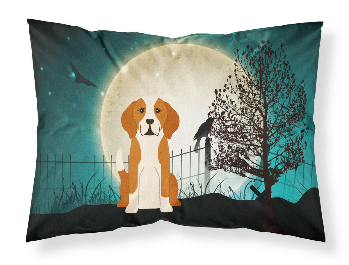 Halloween Scary English Foxhound Fabric Standard Pillowcase BB2300PILLOWCASE by Caroline&#39;s Treasures