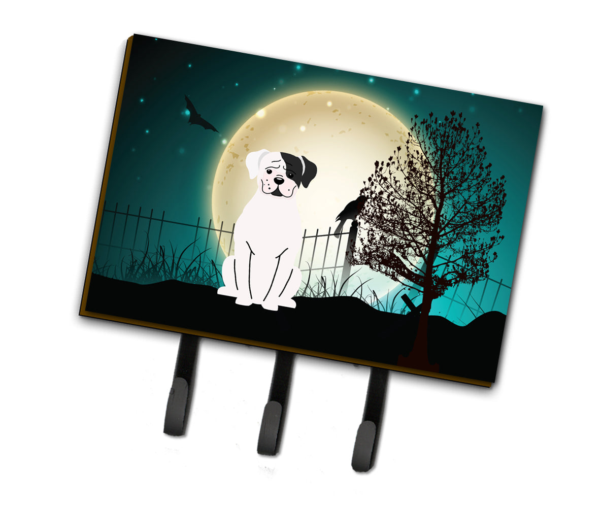 Halloween Scary White Boxer Cooper Leash or Key Holder BB2304TH68  the-store.com.