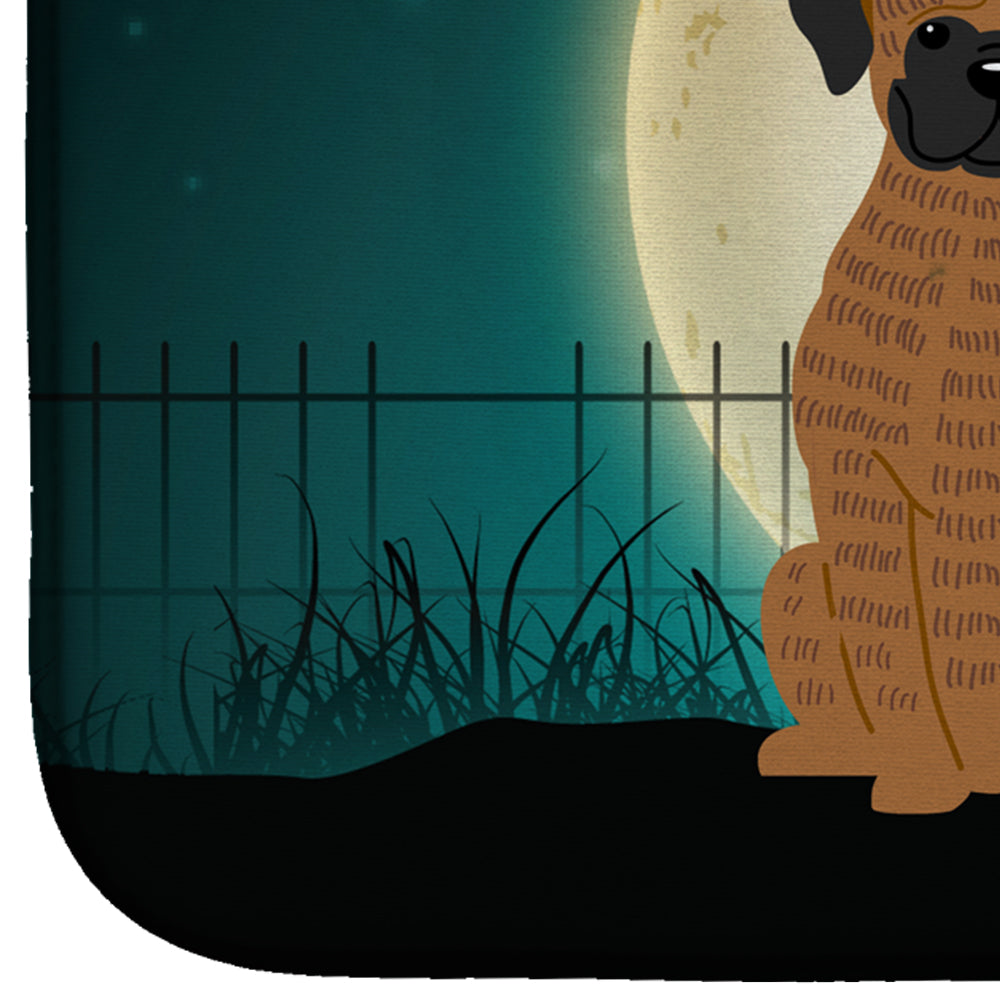 Halloween Scary Brindle Boxer Dish Drying Mat BB2307DDM  the-store.com.