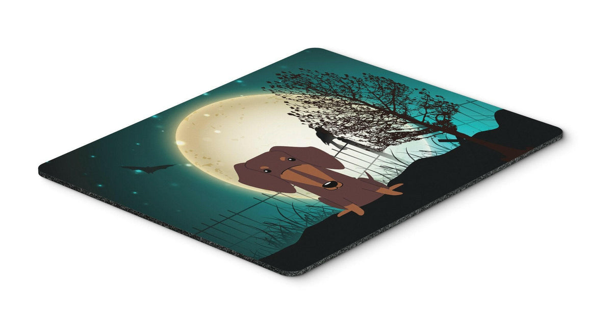 Halloween Scary Dachshund Chocolate Mouse Pad, Hot Pad or Trivet BB2321MP by Caroline&#39;s Treasures