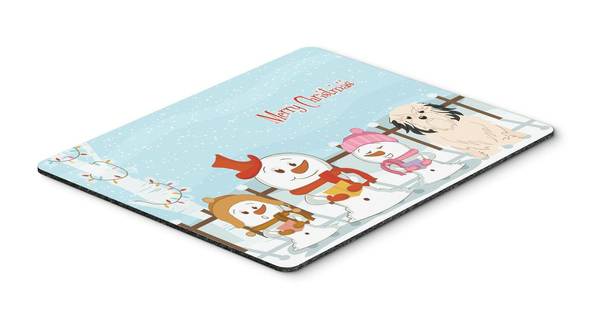 Merry Christmas Carolers Lowchen Mouse Pad, Hot Pad or Trivet BB2350MP by Caroline&#39;s Treasures