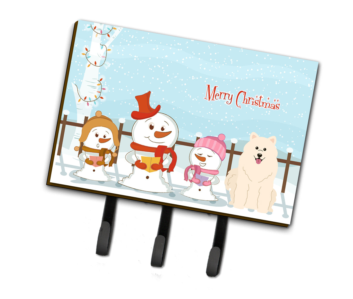 Merry Christmas Carolers Samoyed Leash or Key Holder BB2361TH68  the-store.com.